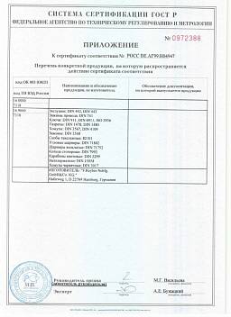 Сертификат на Штифт пружинный со шлицем DIN 1481 8