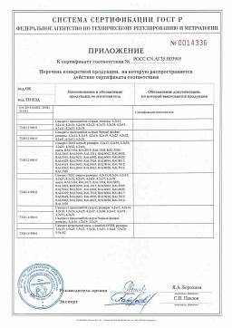 Сертификат на Кровельные саморезы по металлу (оцинкованные) 3